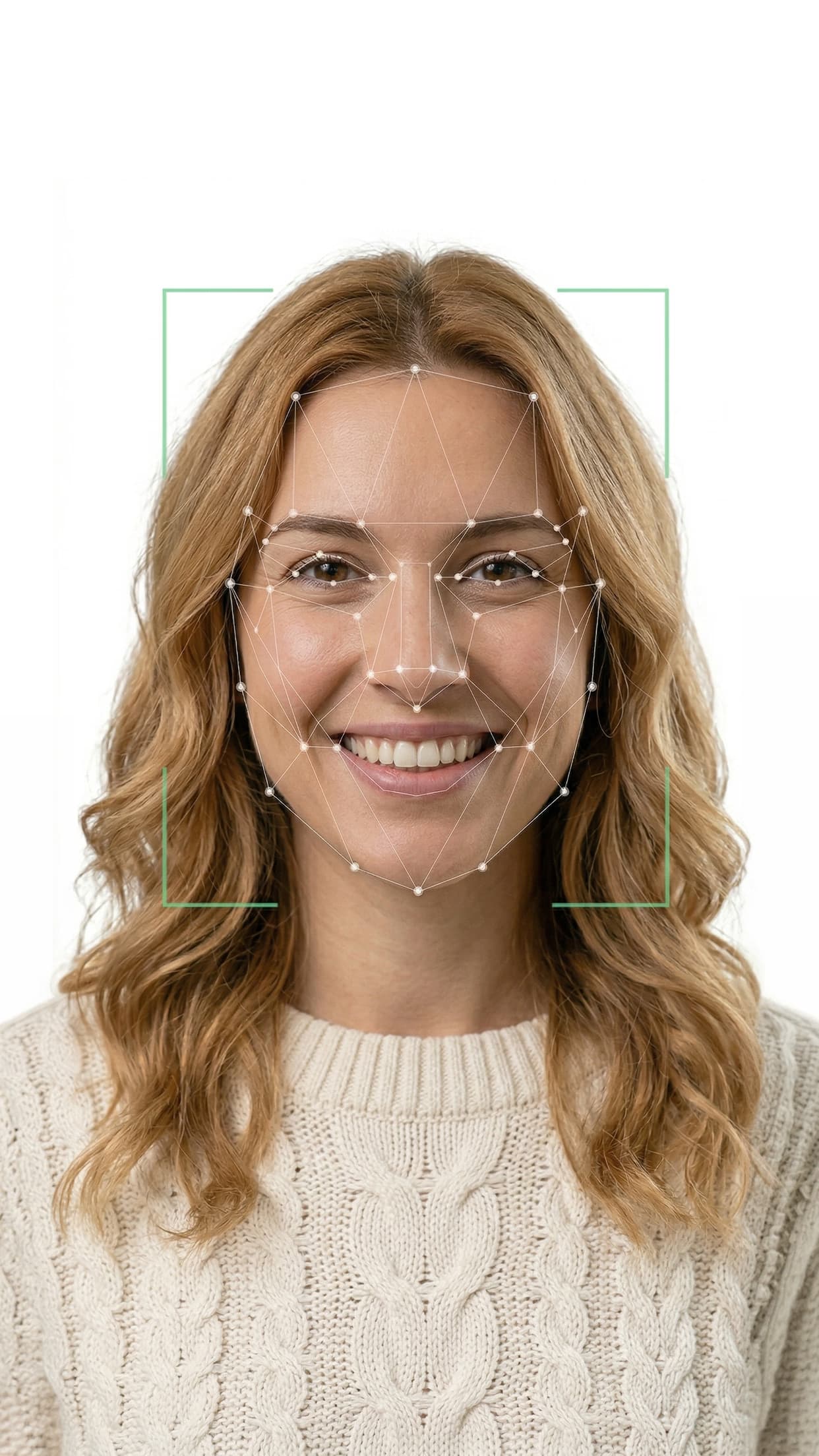 Hairstyle AI collage for a round face shape